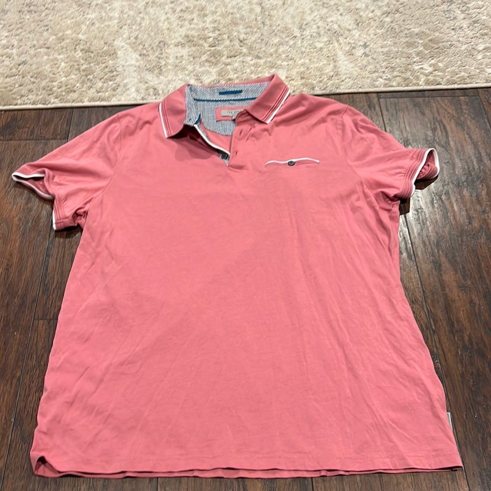 Ted Baker size 6 Large polo shirt made in Turkey